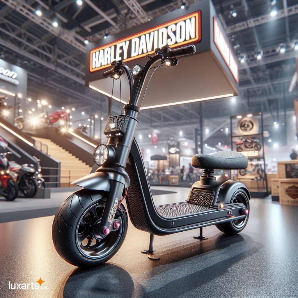 Nurture Your Child's Inner Biker with a Creatively Designed Harley Davidson Scooter harley davidson shaped scooter 11