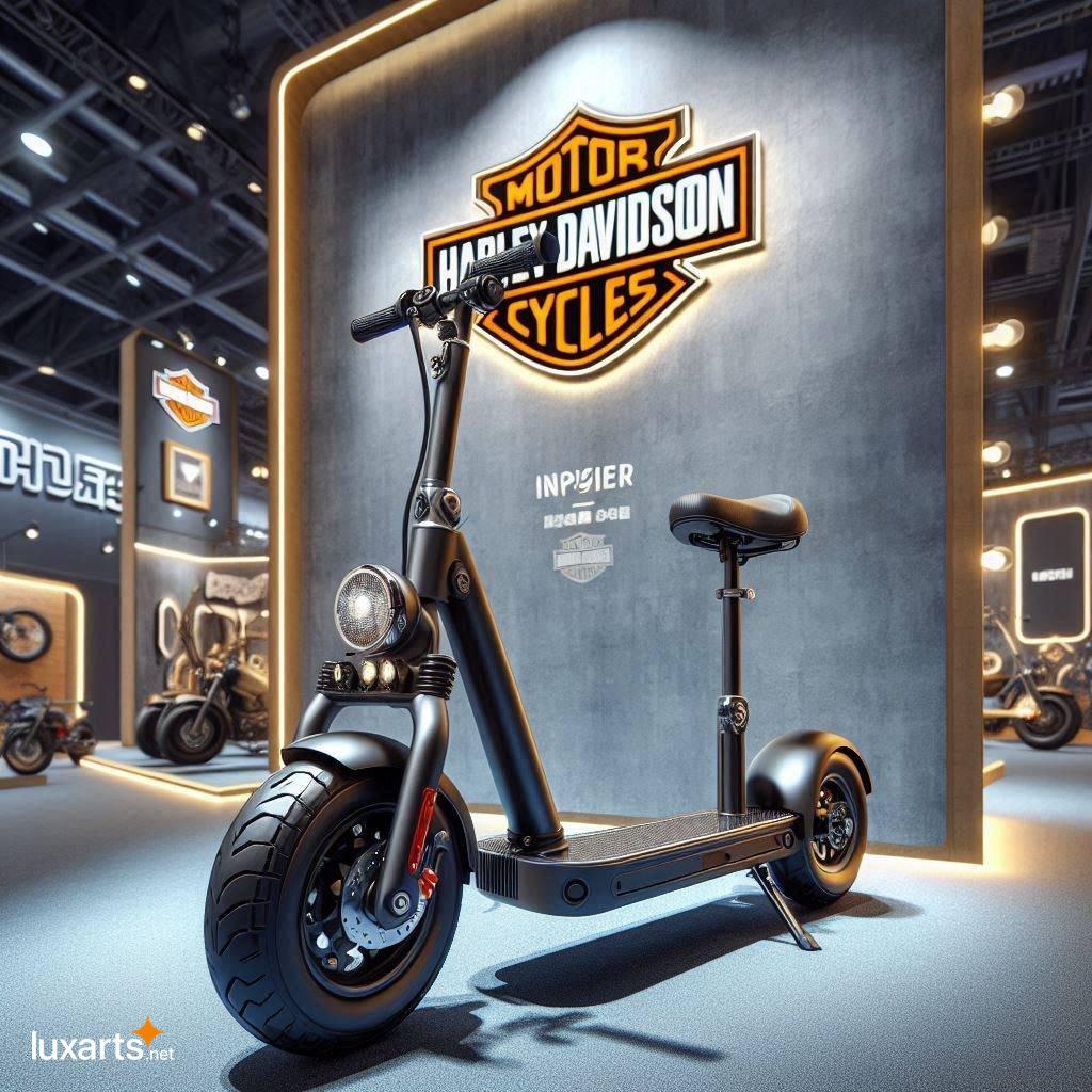 Nurture Your Child's Inner Biker with a Creatively Designed Harley Davidson Scooter harley davidson shaped scooter 12