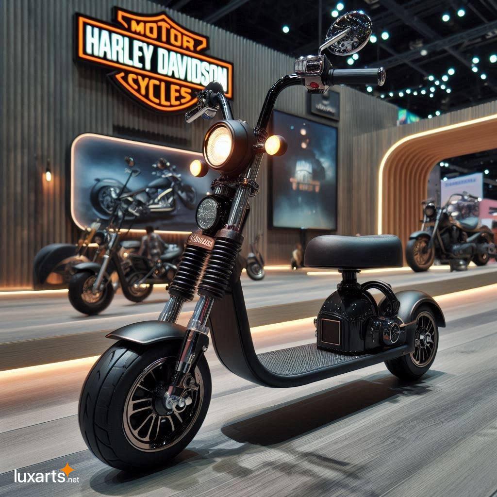 Nurture Your Child's Inner Biker with a Creatively Designed Harley Davidson Scooter harley davidson shaped scooter 9
