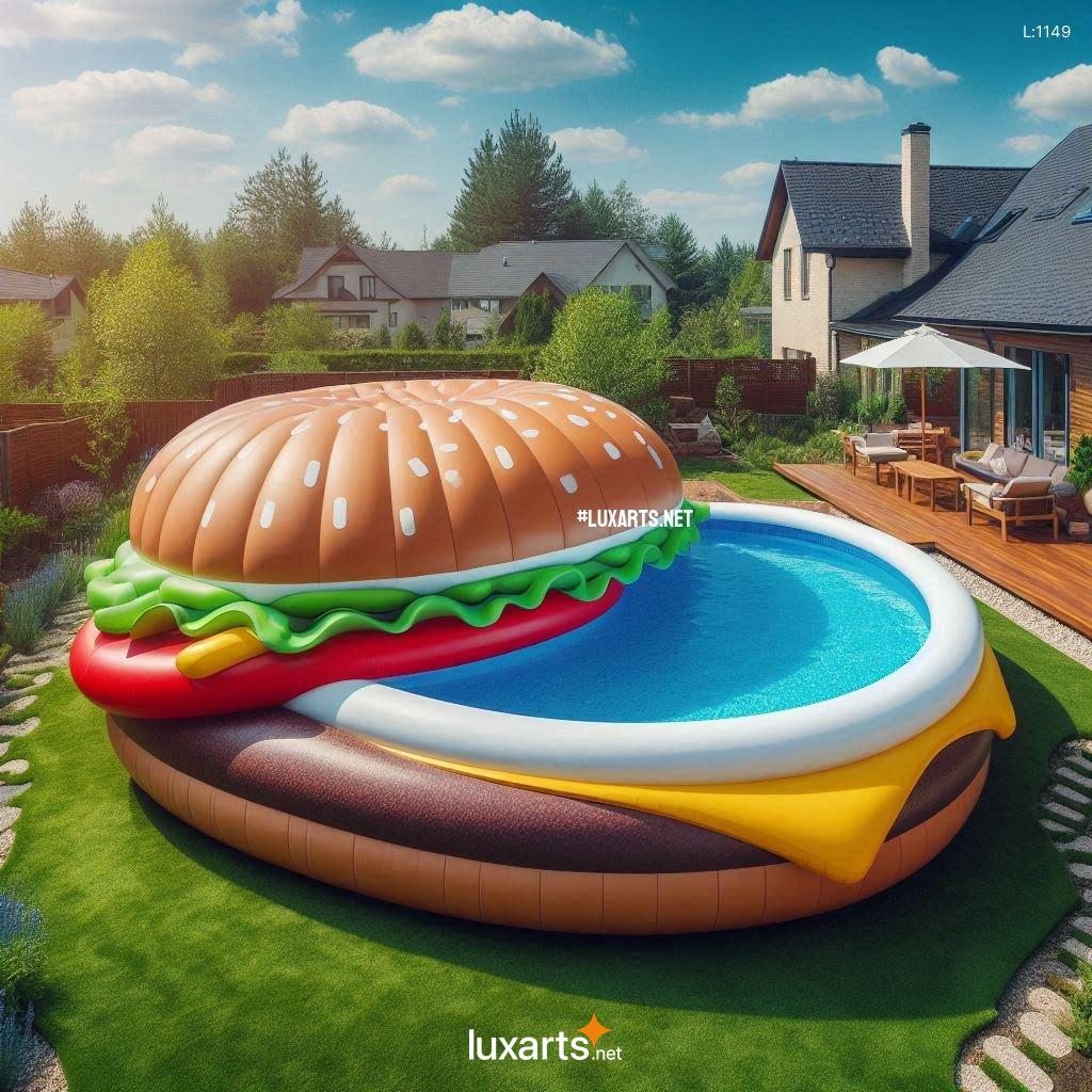 Inflatable Hamburger Pool: The Perfect Way to Add Some Flavor to Your Summer Pool Days inflatable hamburger pool 2