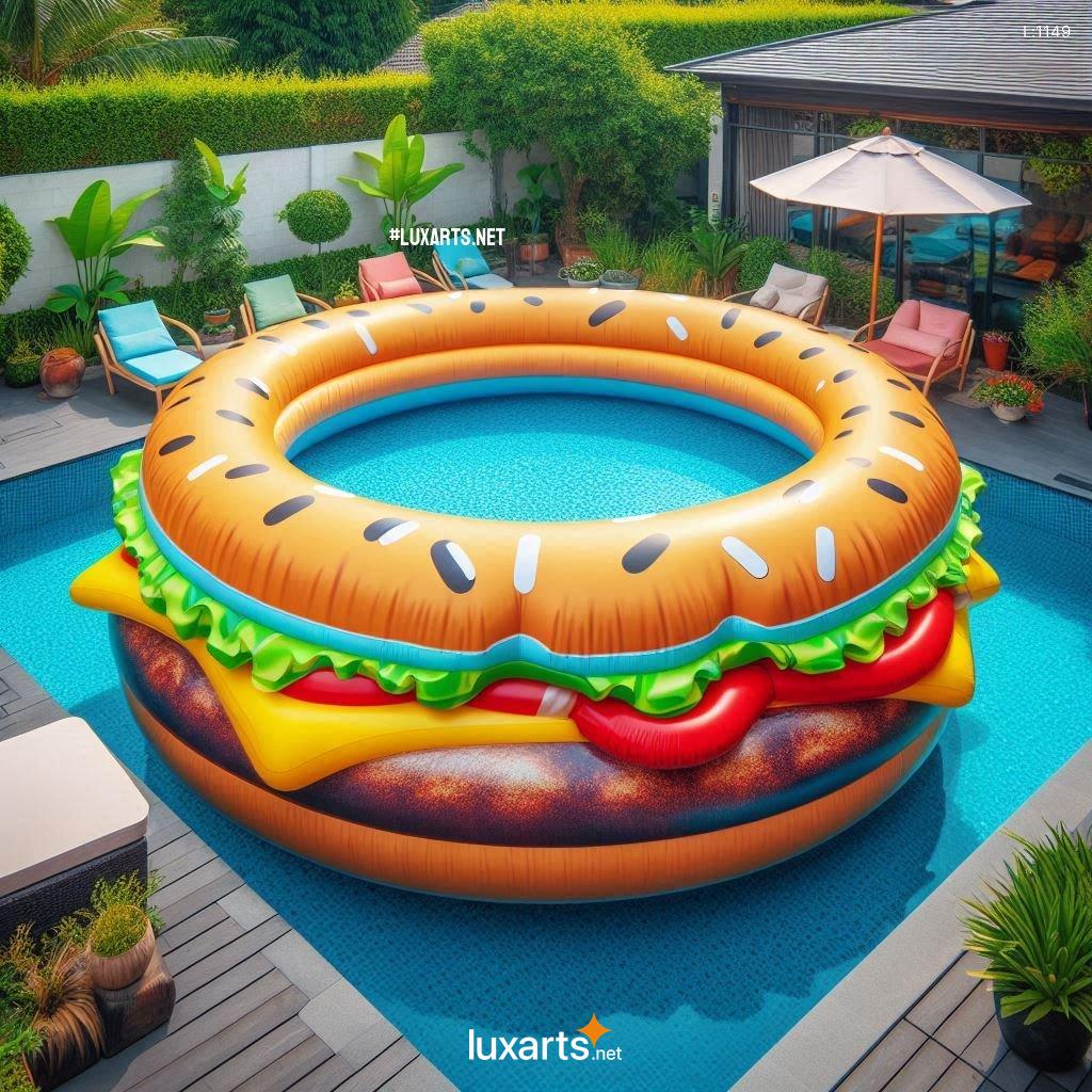 Inflatable Hamburger Pool: The Perfect Way to Add Some Flavor to Your Summer Pool Days inflatable hamburger pool 4
