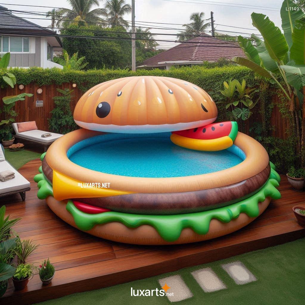 Inflatable Hamburger Pool: The Perfect Way to Add Some Flavor to Your Summer Pool Days inflatable hamburger pool 6