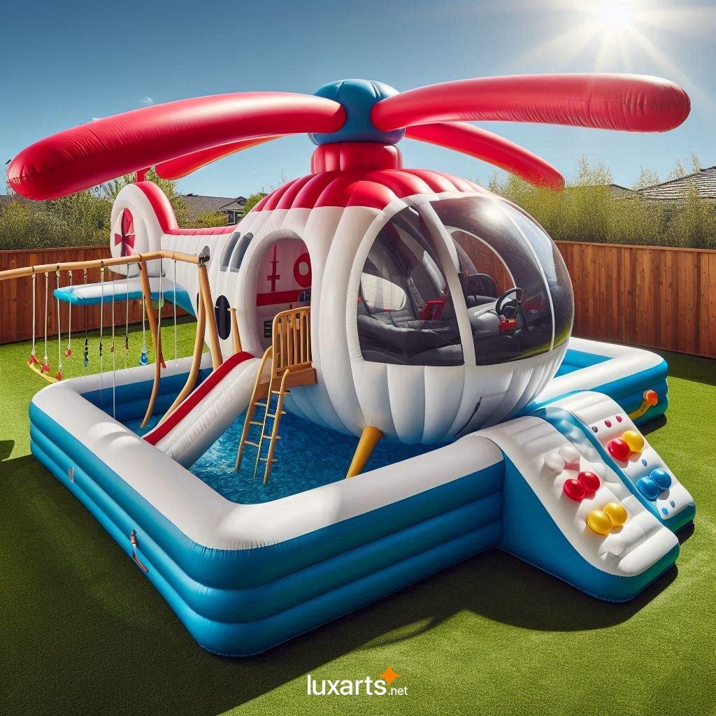 Elevate Your Kids' Summer Fun with These Unique and Exciting Inflatable Helicopter Pools inflatable helicopter playground pools 1