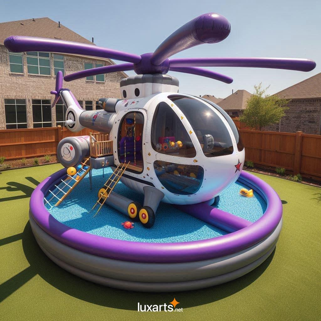 Elevate Your Kids' Summer Fun with These Unique and Exciting Inflatable Helicopter Pools inflatable helicopter playground pools 10