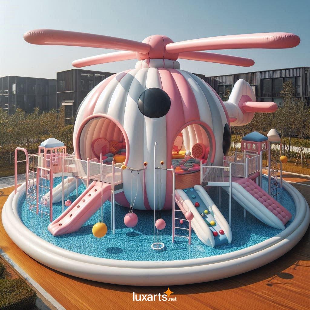 Elevate Your Kids' Summer Fun with These Unique and Exciting Inflatable Helicopter Pools inflatable helicopter playground pools 2