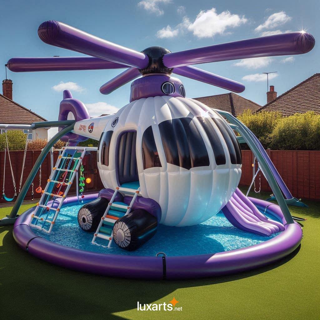 Elevate Your Kids' Summer Fun with These Unique and Exciting Inflatable Helicopter Pools inflatable helicopter playground pools 5