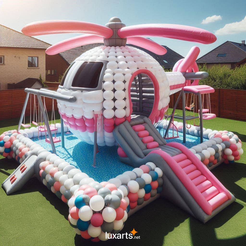 Elevate Your Kids' Summer Fun with These Unique and Exciting Inflatable Helicopter Pools inflatable helicopter playground pools 9