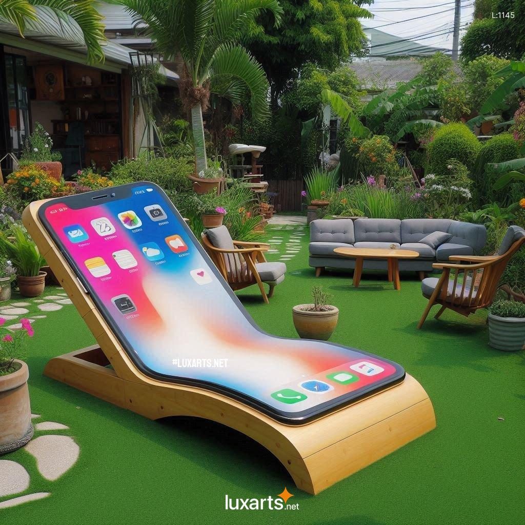 Innovative Design: iPhone Shaped Sun Loungers for Luxurious Poolside Relaxation iphone sun loungers 3