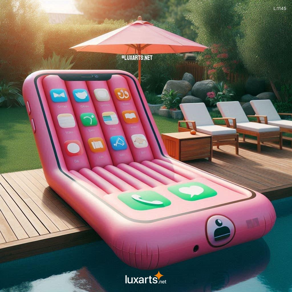 Innovative Design: iPhone Shaped Sun Loungers for Luxurious Poolside Relaxation iphone sun loungers 4