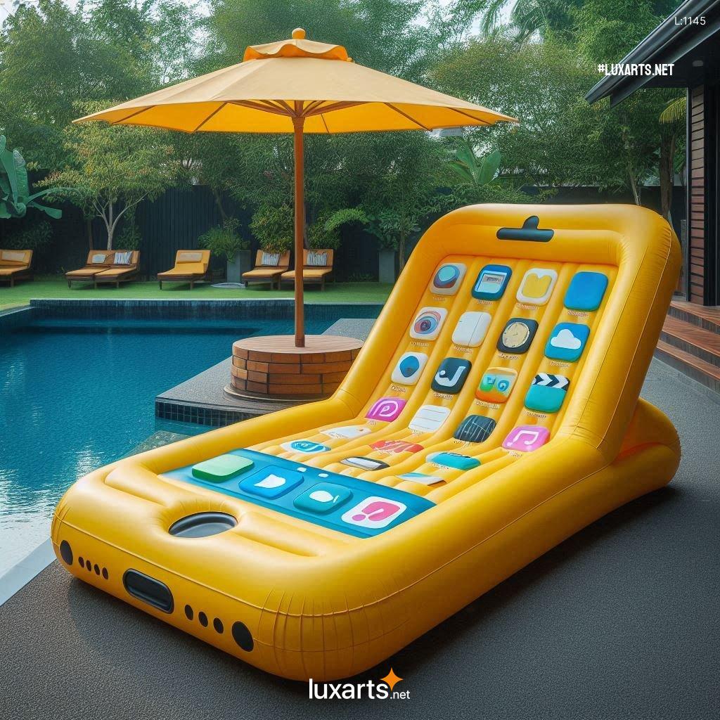Innovative Design: iPhone Shaped Sun Loungers for Luxurious Poolside Relaxation iphone sun loungers 6