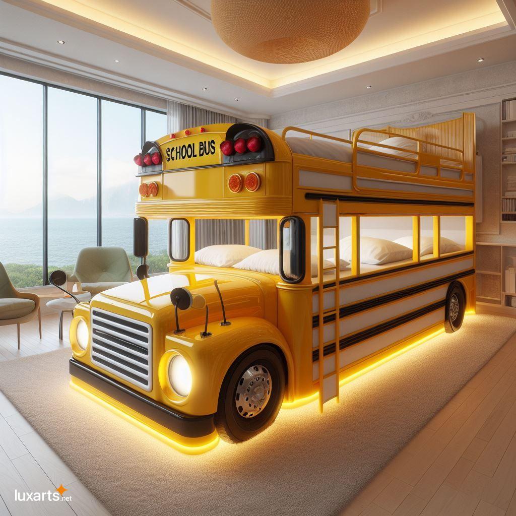 Transform Your Child's Bedroom into a Playful Adventure with a School Bus Bunk Bed school bus bunk bed 1