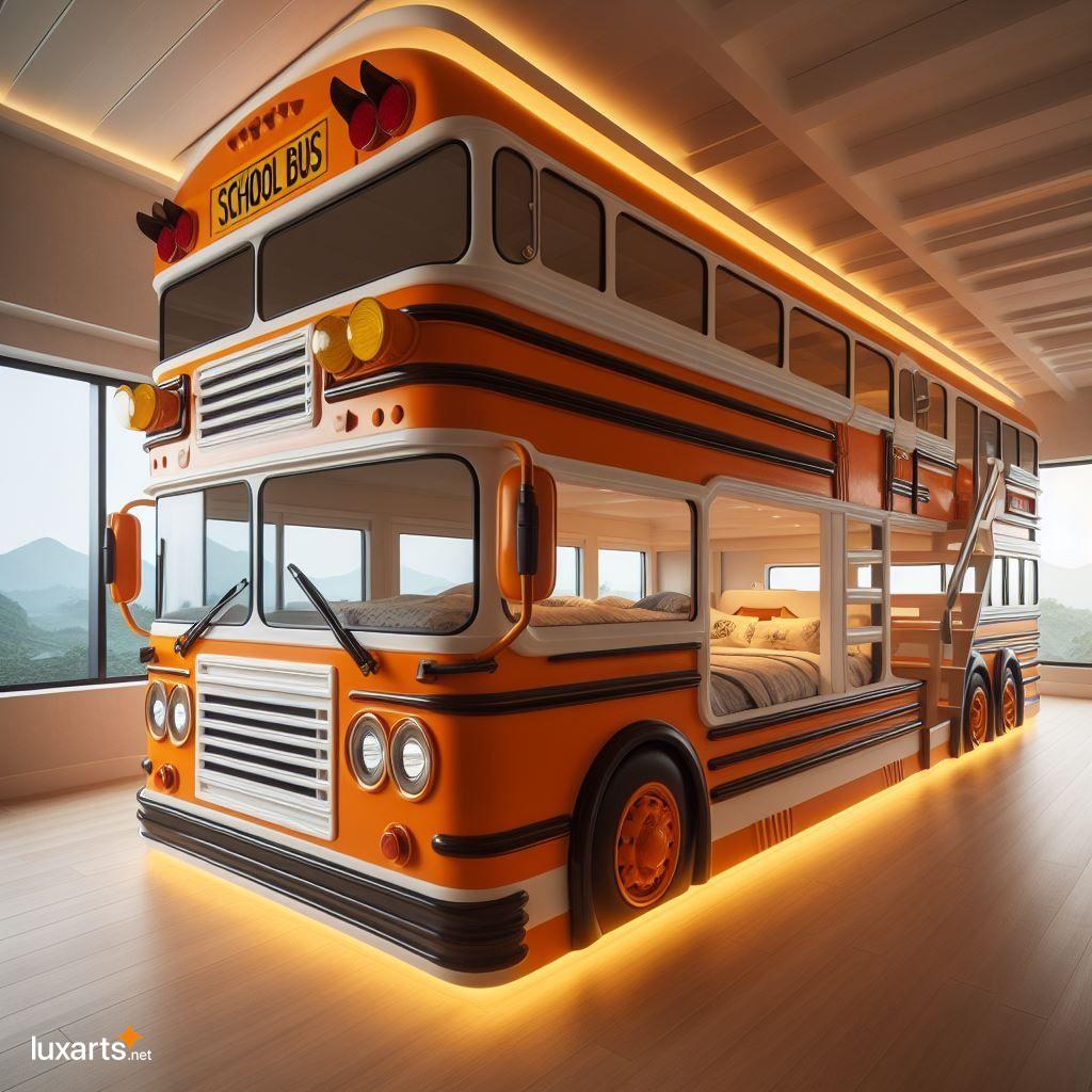 Transform Your Child's Bedroom into a Playful Adventure with a School Bus Bunk Bed school bus bunk bed 13