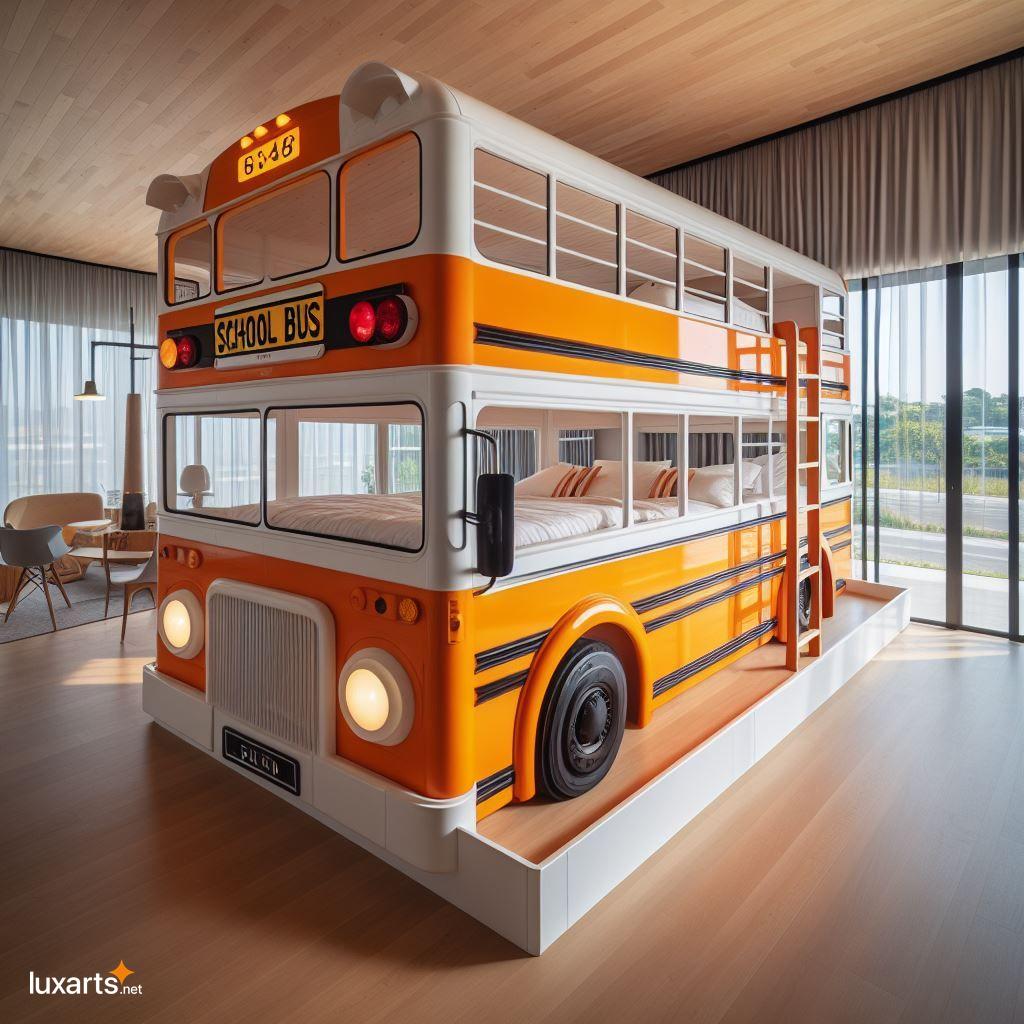 Transform Your Child's Bedroom into a Playful Adventure with a School Bus Bunk Bed school bus bunk bed 2