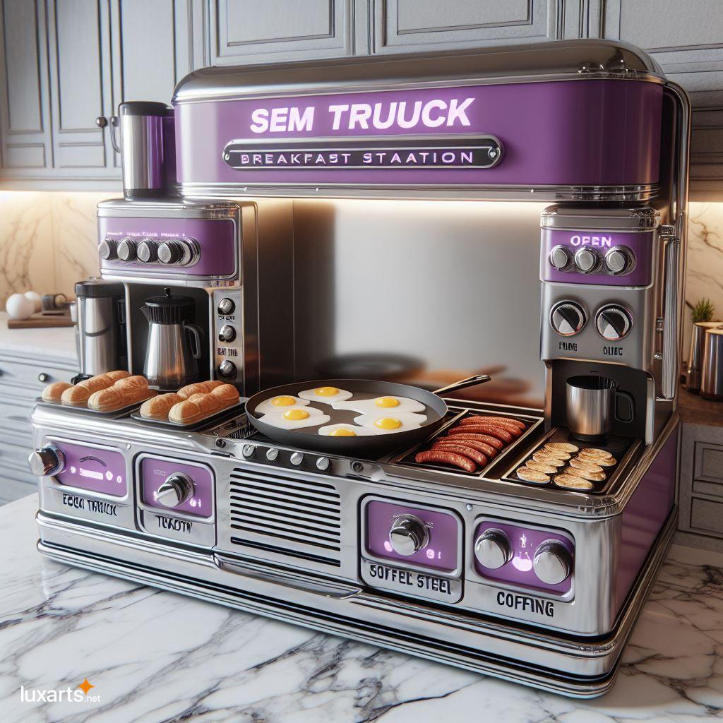 Turn Your Kitchen into a Trucker's Paradise with a DIY Semi Truck Breakfast Station semi truck inspired breakfast station 7