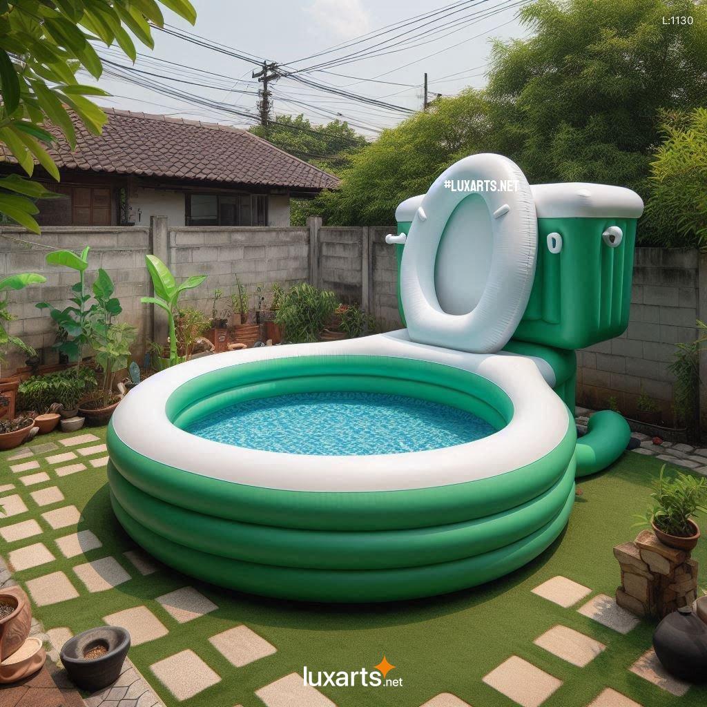 Make a Splash with These Unconventional Toilet Shaped Inflatable Pools toilet shaped inflatable pools 10