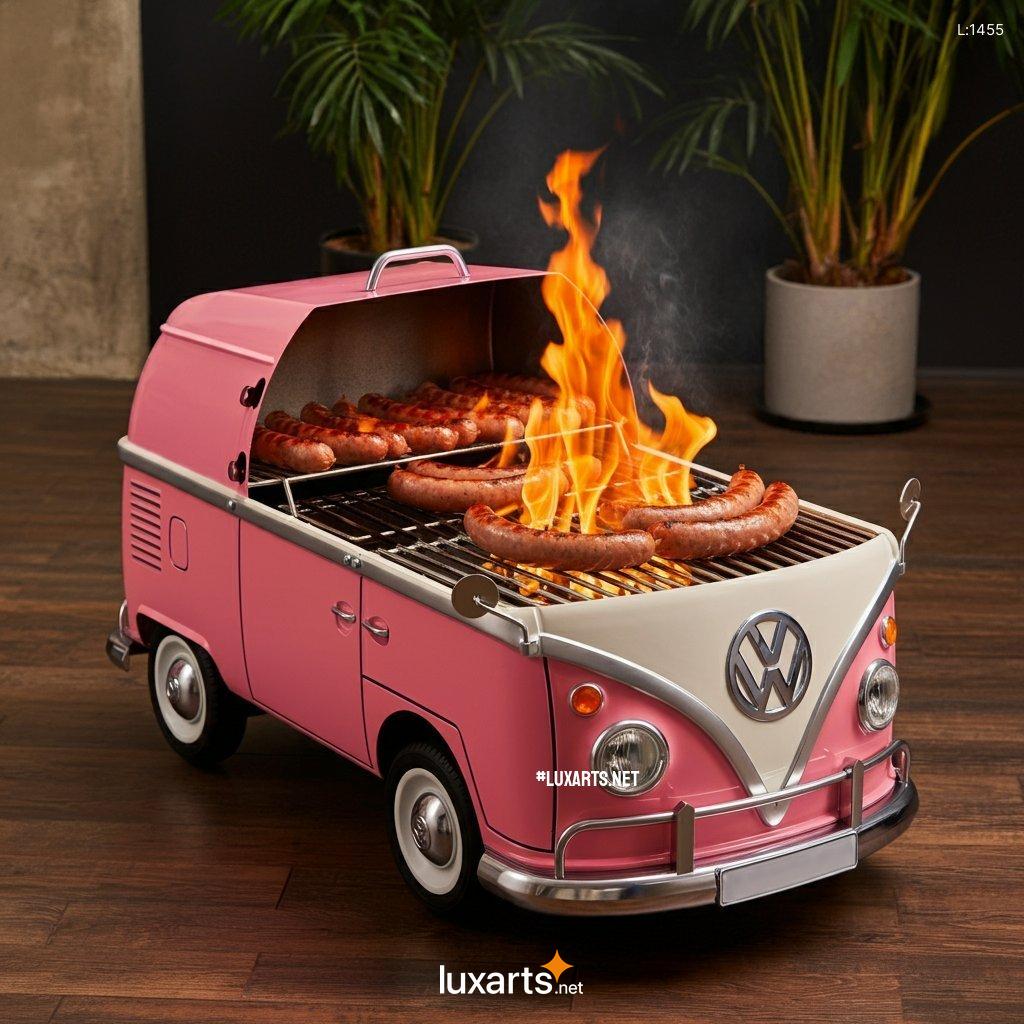 Volkswagen Bus Shaped BBQ Grill: Unique Outdoor Cooking Experience volkswagen bus griller 11