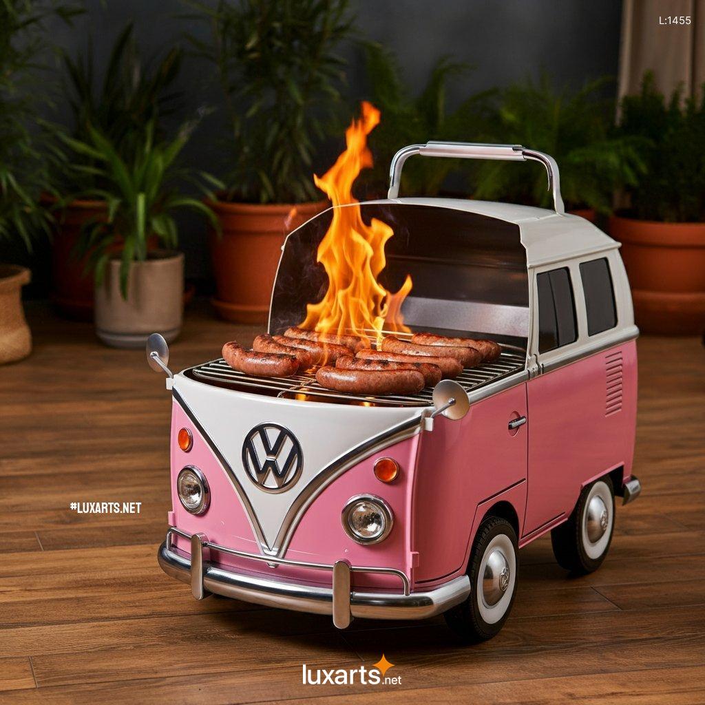 Volkswagen Bus Shaped BBQ Grill: Unique Outdoor Cooking Experience volkswagen bus griller 12