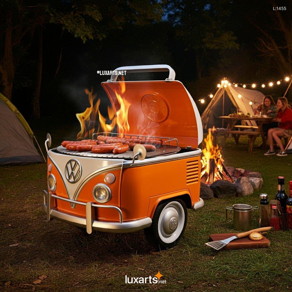 Volkswagen Bus Shaped BBQ Grill: Unique Outdoor Cooking Experience volkswagen bus griller 3