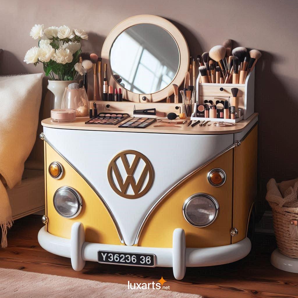 Unleash Your Inner Glam with the Retro-Inspired Volkswagen Bus Makeup Table volkswagen bus makeup table 2