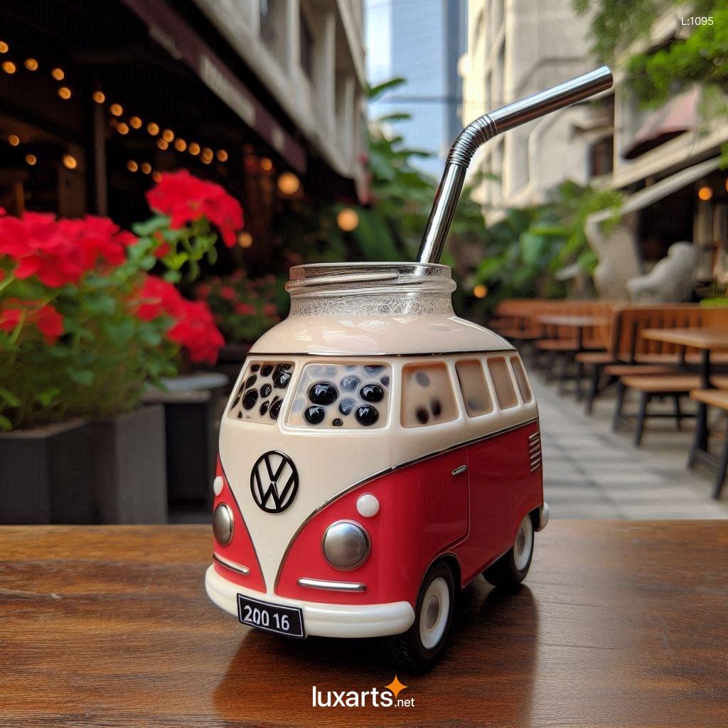 Embrace Nostalgia and Creativity: Volkswagen Bus Milk Tea Cup for Unique Tea Enjoyment volkswagen bus milk tea cup 1