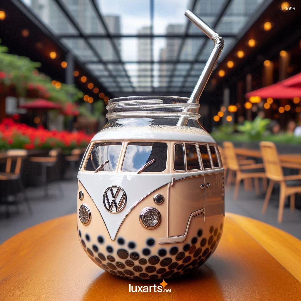 Embrace Nostalgia and Creativity: Volkswagen Bus Milk Tea Cup for Unique Tea Enjoyment volkswagen bus milk tea cup 8