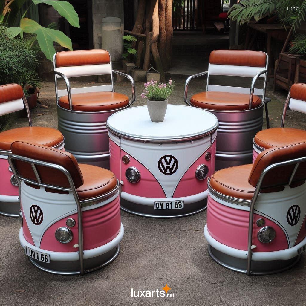 VW Bus Patio Sets: Iconic Outdoor Furniture for Those Who Love the Classics volkswagen bus patio sets 1