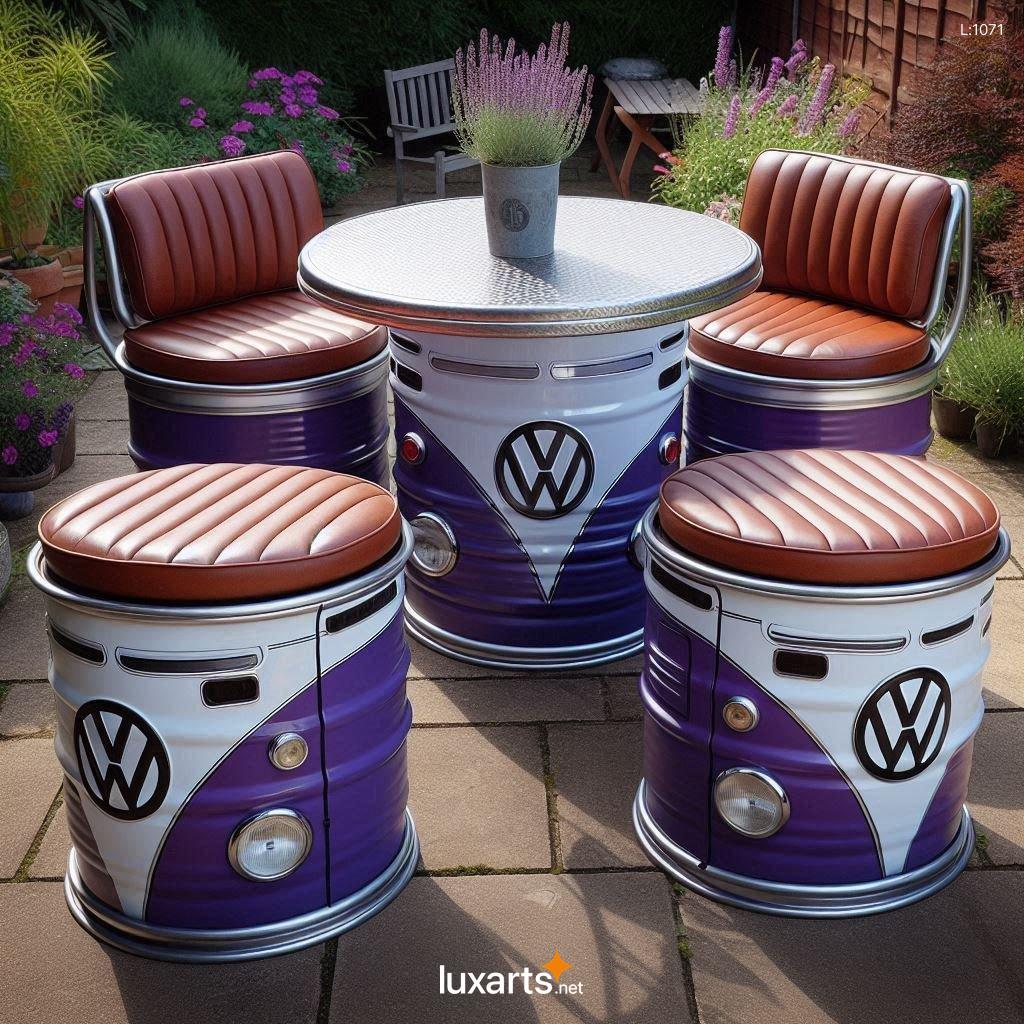 VW Bus Patio Sets: Iconic Outdoor Furniture for Those Who Love the Classics volkswagen bus patio sets 10