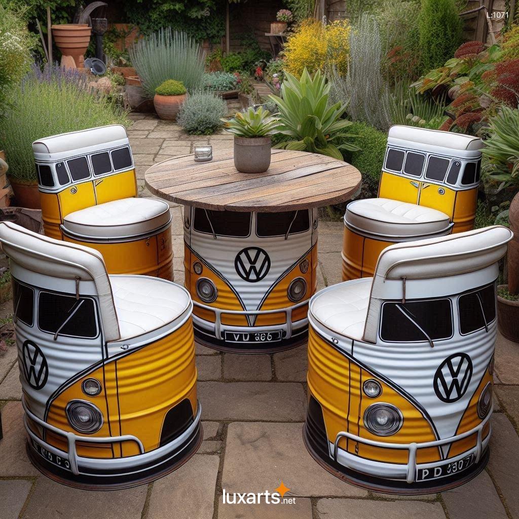 VW Bus Patio Sets: Iconic Outdoor Furniture for Those Who Love the Classics volkswagen bus patio sets 11