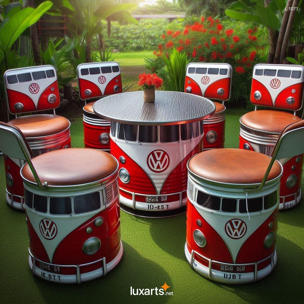 VW Bus Patio Sets: Iconic Outdoor Furniture for Those Who Love the Classics volkswagen bus patio sets 12