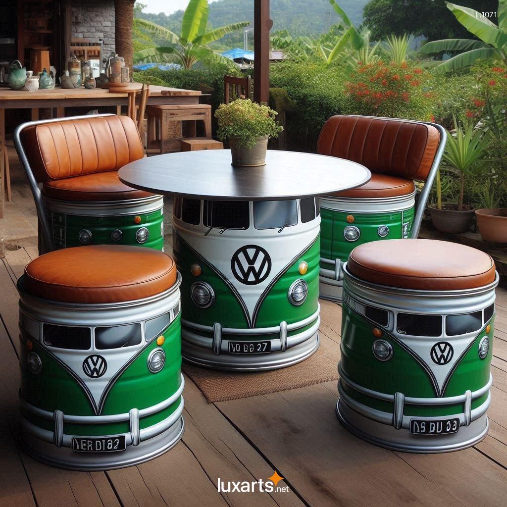 VW Bus Patio Sets: Iconic Outdoor Furniture for Those Who Love the Classics volkswagen bus patio sets 2