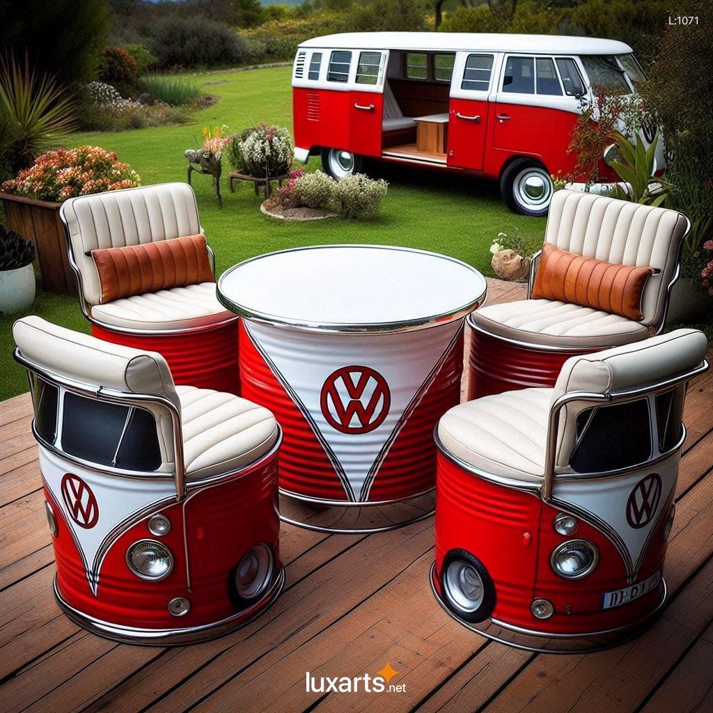 VW Bus Patio Sets: Iconic Outdoor Furniture for Those Who Love the Classics volkswagen bus patio sets 3