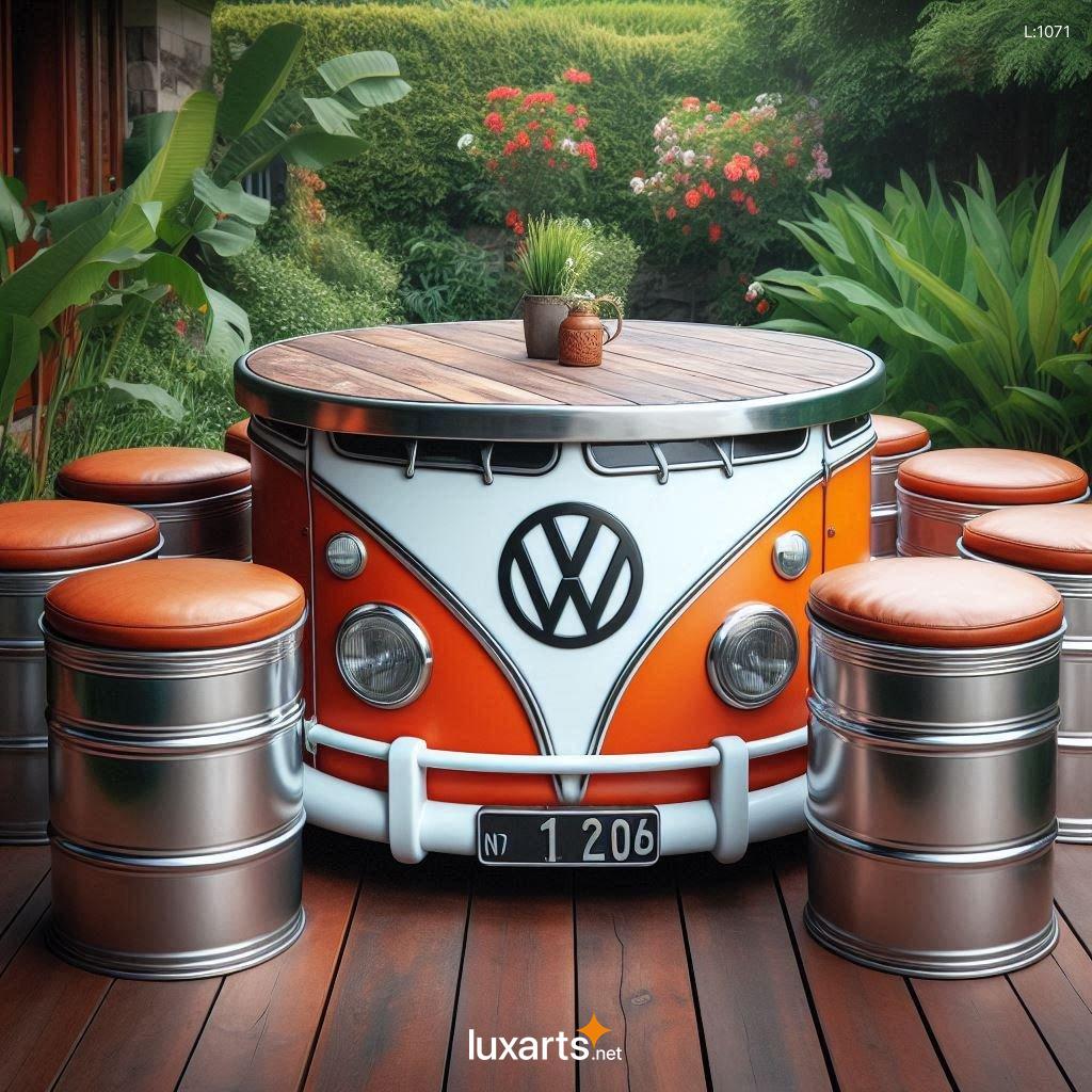 VW Bus Patio Sets: Iconic Outdoor Furniture for Those Who Love the Classics volkswagen bus patio sets 4