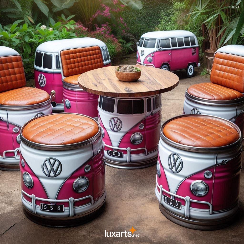 VW Bus Patio Sets: Iconic Outdoor Furniture for Those Who Love the Classics volkswagen bus patio sets 5
