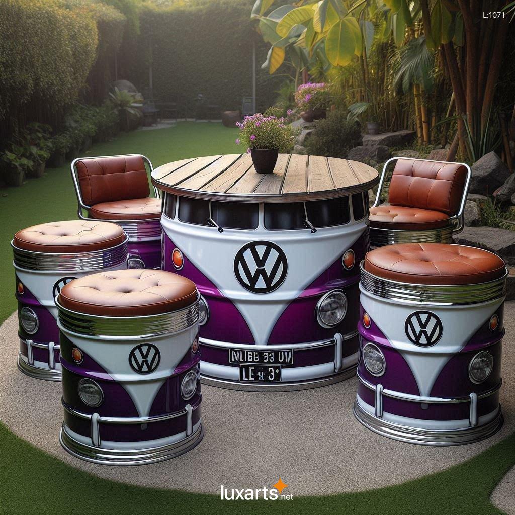 VW Bus Patio Sets: Iconic Outdoor Furniture for Those Who Love the Classics volkswagen bus patio sets 7