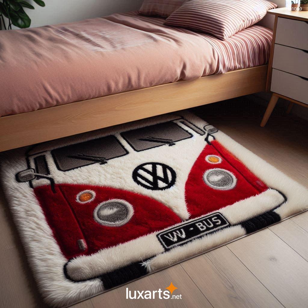 Creative Volkswagen Bus Shaped Rug: A Unique Addition to Your Home volkswagen bus rug 10