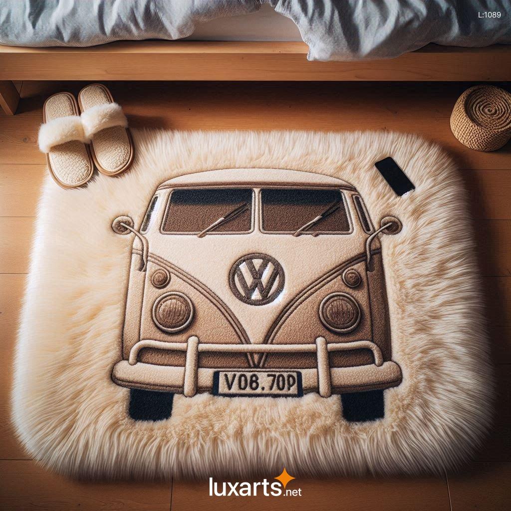 Creative Volkswagen Bus Shaped Rug: A Unique Addition to Your Home volkswagen bus rug 2