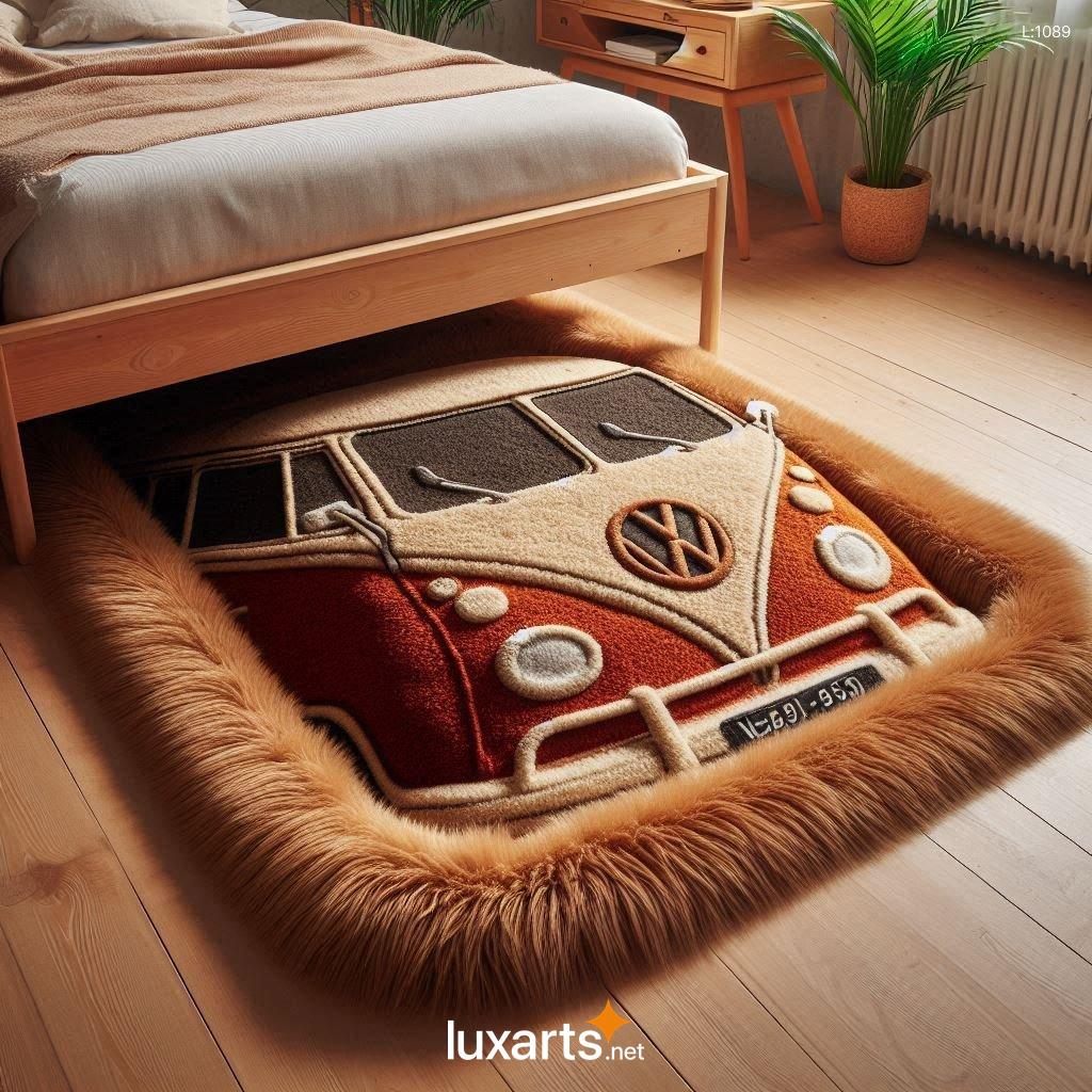 Creative Volkswagen Bus Shaped Rug: A Unique Addition to Your Home volkswagen bus rug 8