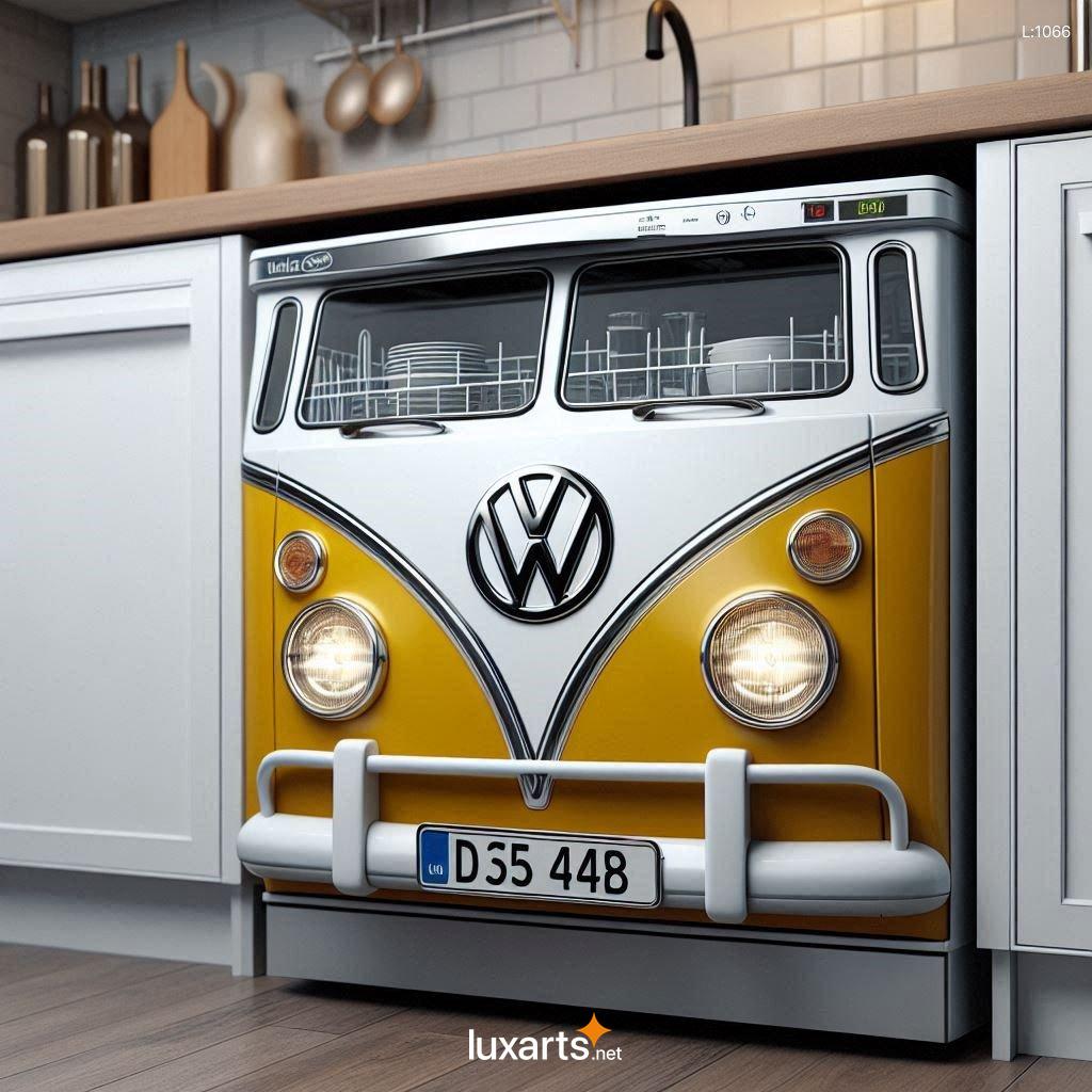 Unleash Your Inner Hippie and Simplify Dishwashing with Volkswagen Bus Shaped Dishwashers volkswagen bus shaped dishwasher 3