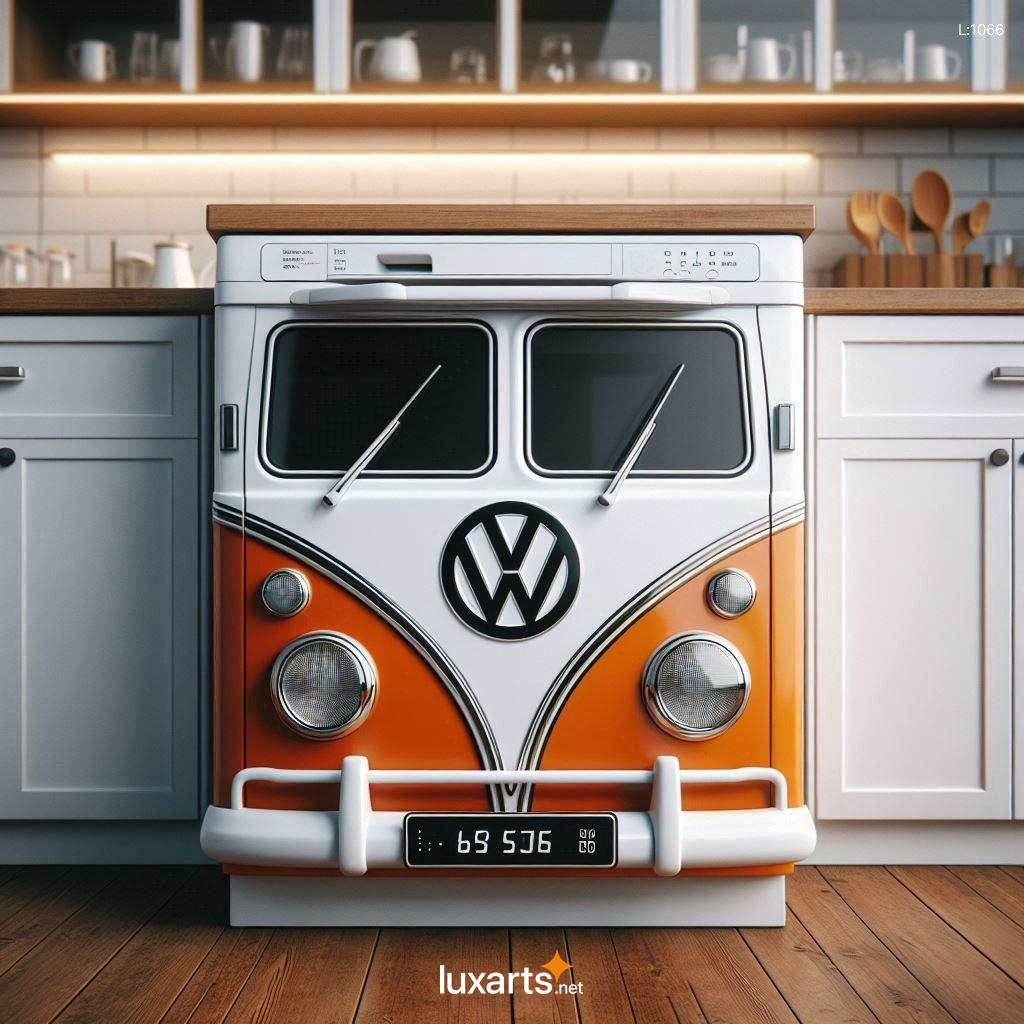 Unleash Your Inner Hippie and Simplify Dishwashing with Volkswagen Bus Shaped Dishwashers volkswagen bus shaped dishwasher 5