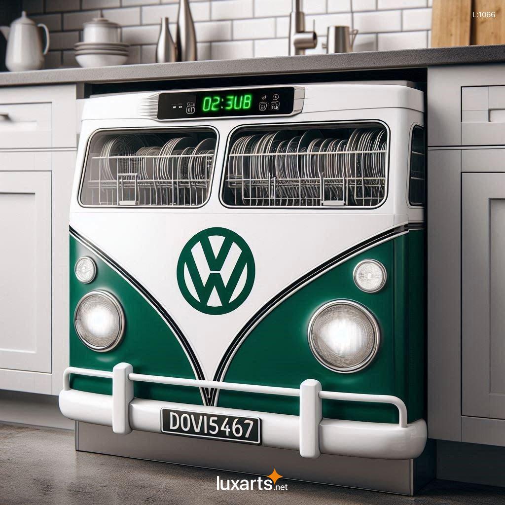 Unleash Your Inner Hippie and Simplify Dishwashing with Volkswagen Bus Shaped Dishwashers volkswagen bus shaped dishwasher 9