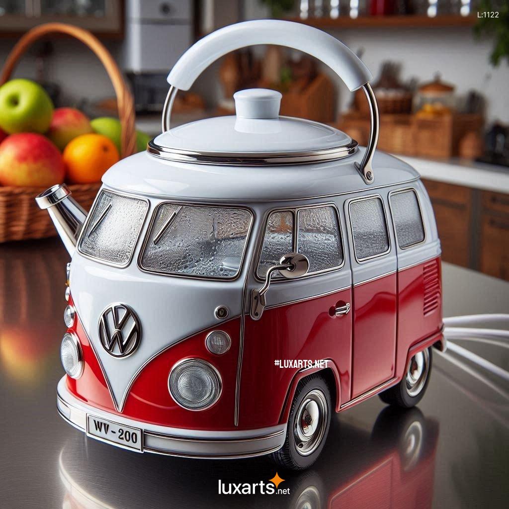 Embrace Retro Aesthetics with the Volkswagen Bus Shaped Electric Kettle: A Design-Forward Kitchen Gadget volkswagen bus shaped electric kettles 1