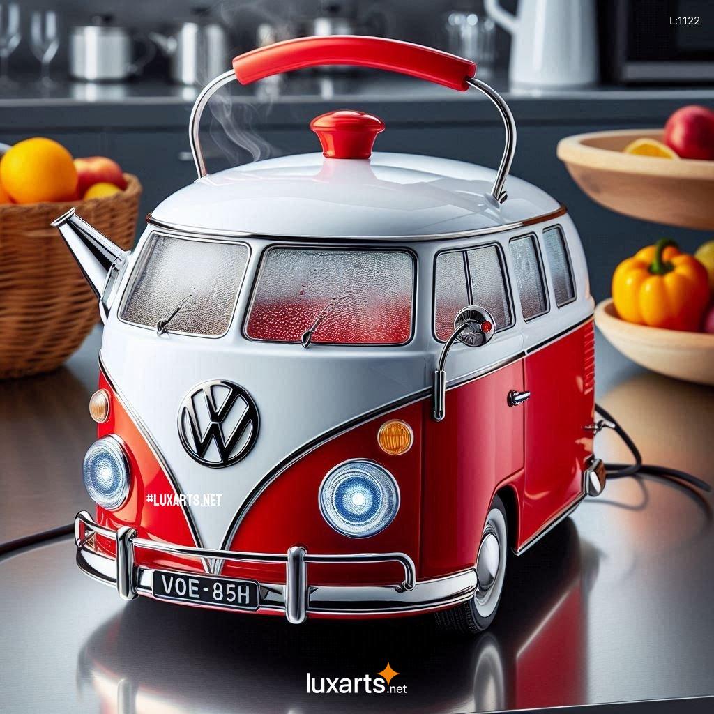 Embrace Retro Aesthetics with the Volkswagen Bus Shaped Electric Kettle: A Design-Forward Kitchen Gadget volkswagen bus shaped electric kettles 10