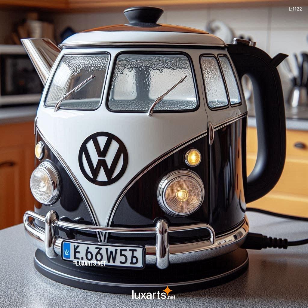 Embrace Retro Aesthetics with the Volkswagen Bus Shaped Electric Kettle: A Design-Forward Kitchen Gadget volkswagen bus shaped electric kettles 3