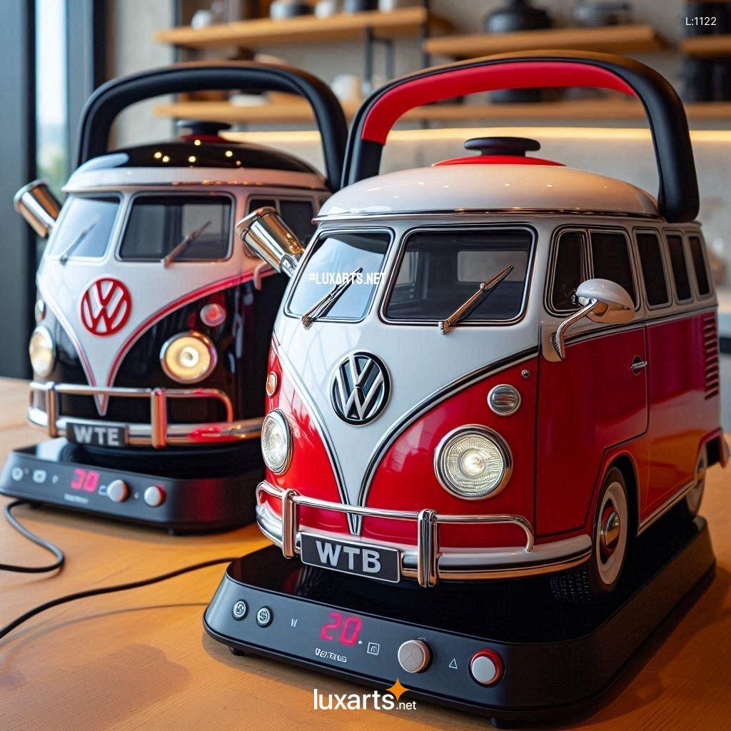 Embrace Retro Aesthetics with the Volkswagen Bus Shaped Electric Kettle: A Design-Forward Kitchen Gadget volkswagen bus shaped electric kettles 5