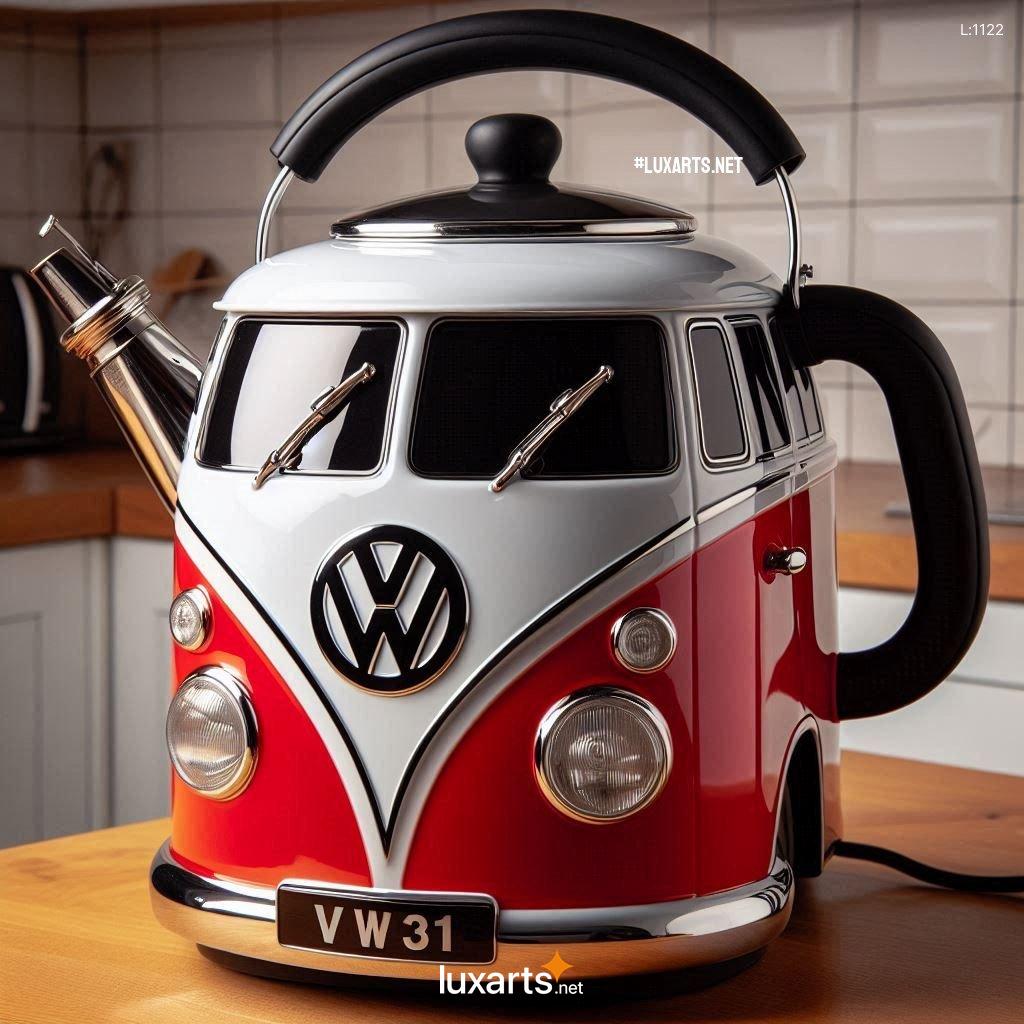 Embrace Retro Aesthetics with the Volkswagen Bus Shaped Electric Kettle: A Design-Forward Kitchen Gadget volkswagen bus shaped electric kettles 6