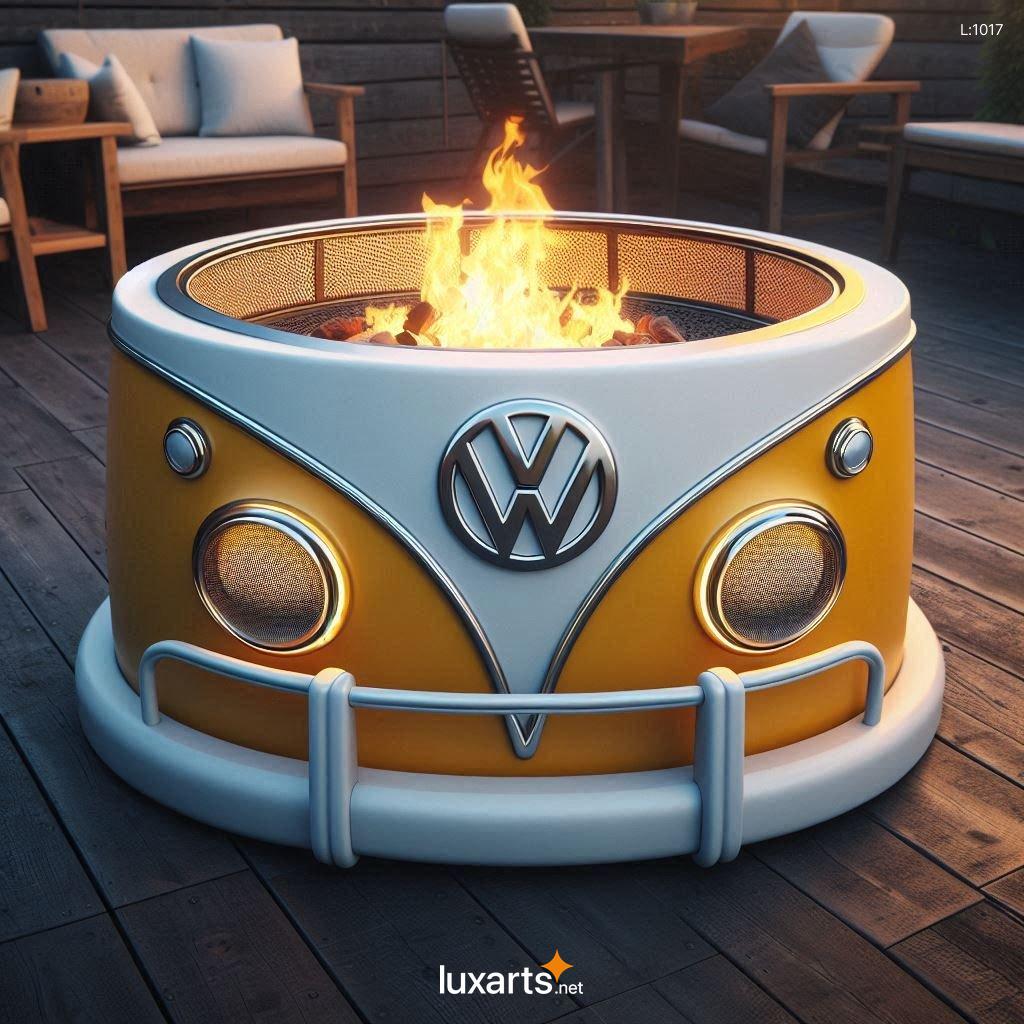 Mini VW Bus Fire Pits: Add a Touch of Vintage Charm to Your Outdoor Space volkswagen bus shaped fire pit 10