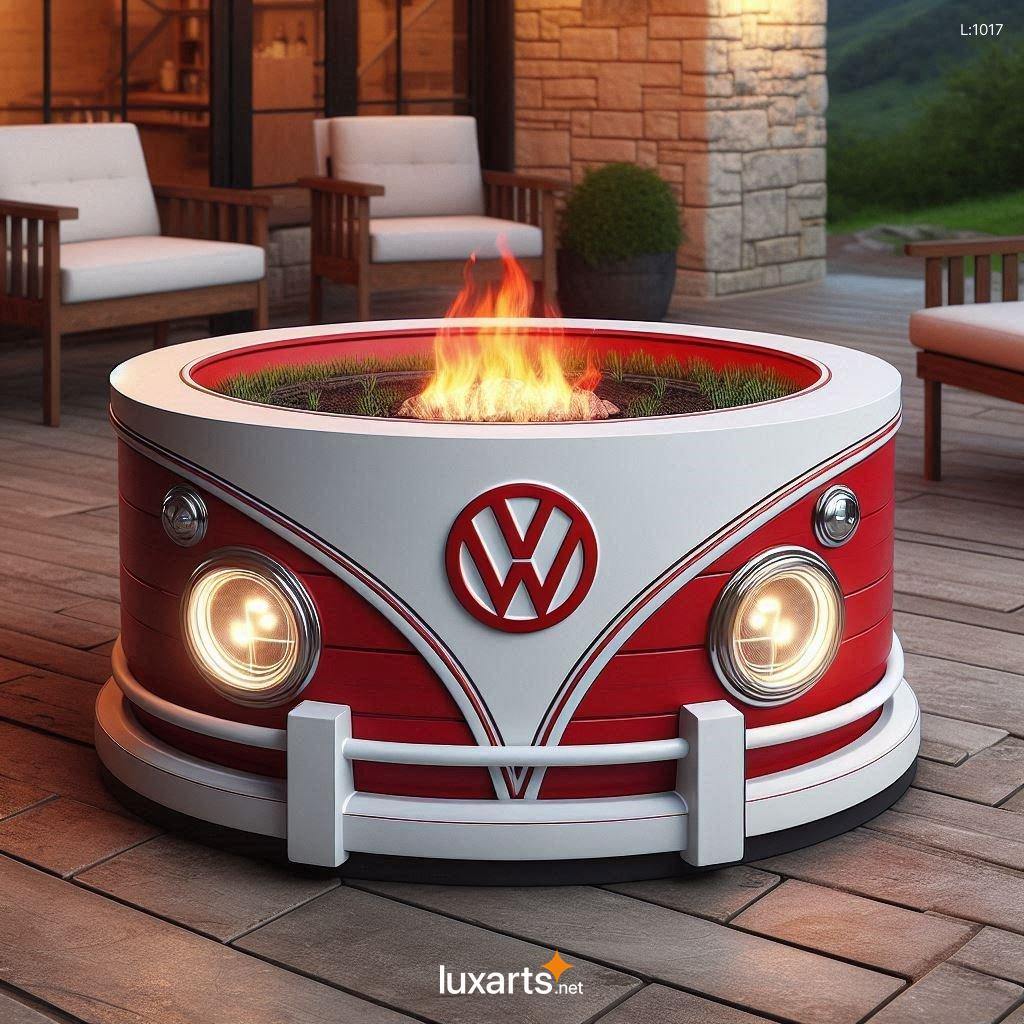 Mini VW Bus Fire Pits: Add a Touch of Vintage Charm to Your Outdoor Space volkswagen bus shaped fire pit 4