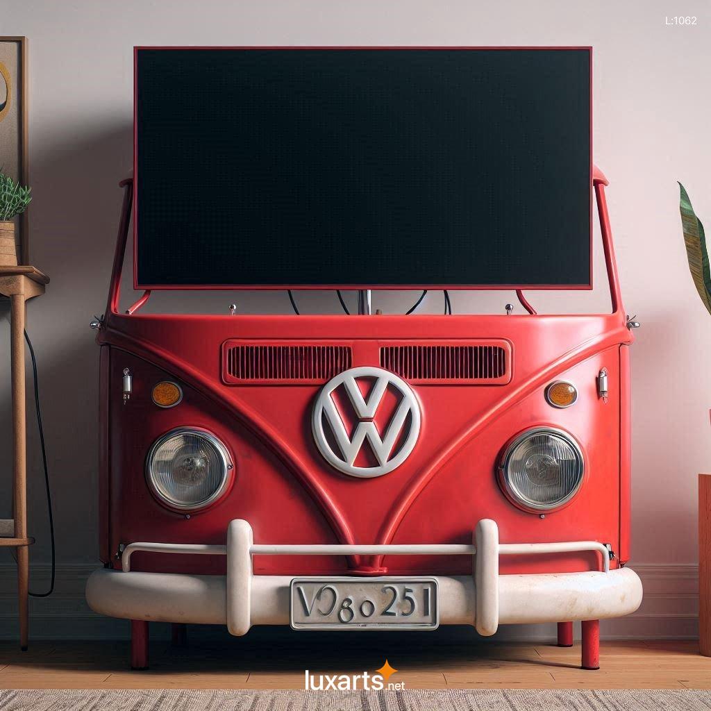 Volkswagen Bus Shaped TV Stand: A Retro Statement Piece for Your Living Room volkswagen bus shaped tv stand 11