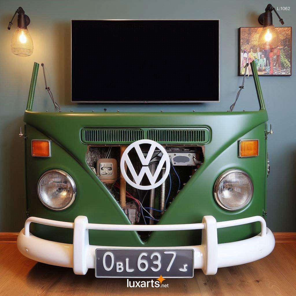 Volkswagen Bus Shaped TV Stand: A Retro Statement Piece for Your Living Room volkswagen bus shaped tv stand 8