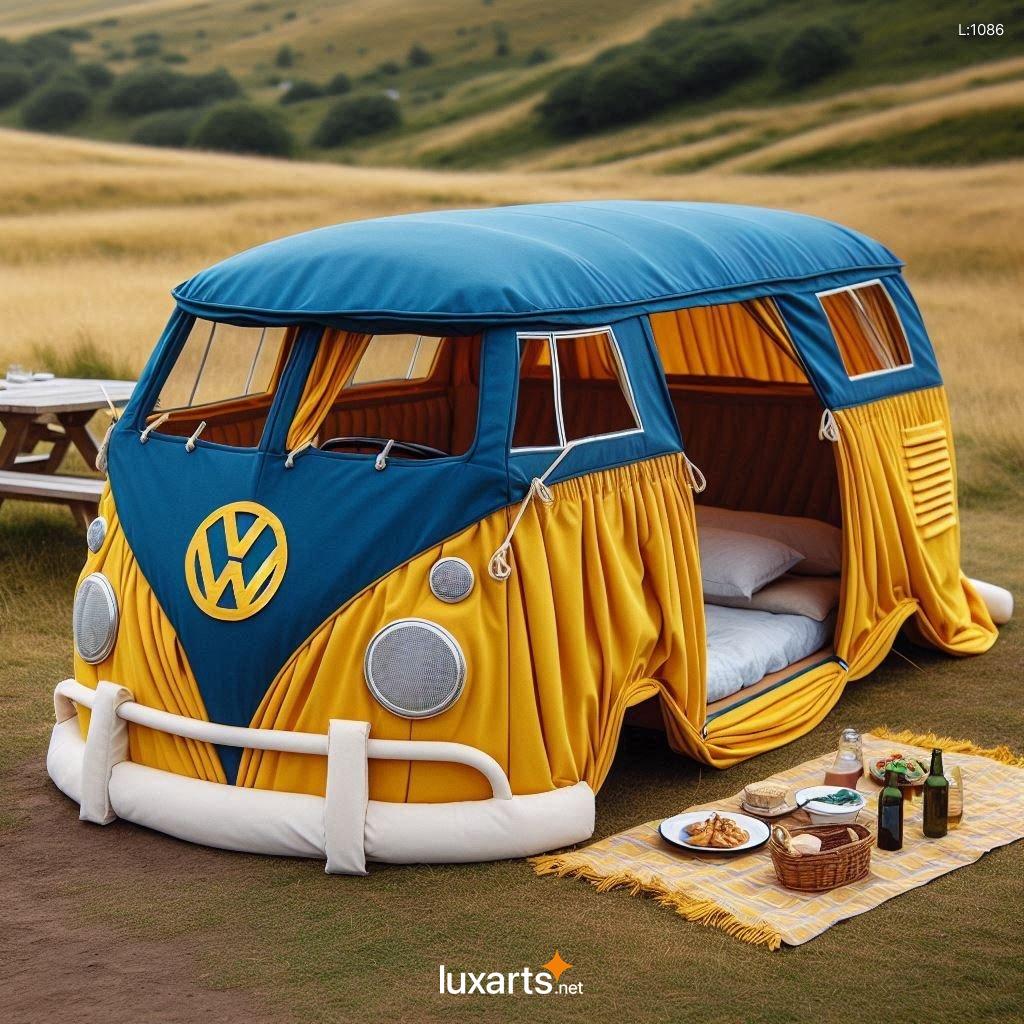 Volkswagen Bus Shaped Tent: Unleash Your Inner Camper with Creative Design volkswagen bus tent 11